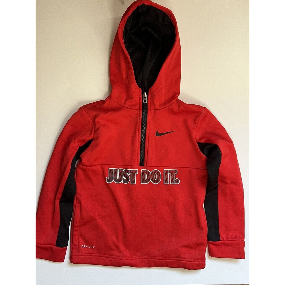 Red Nike Dri Fit Jacket Kids 4T